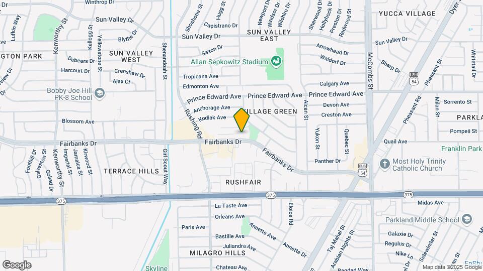 5255 Fairbanks Dr Map and Location Details