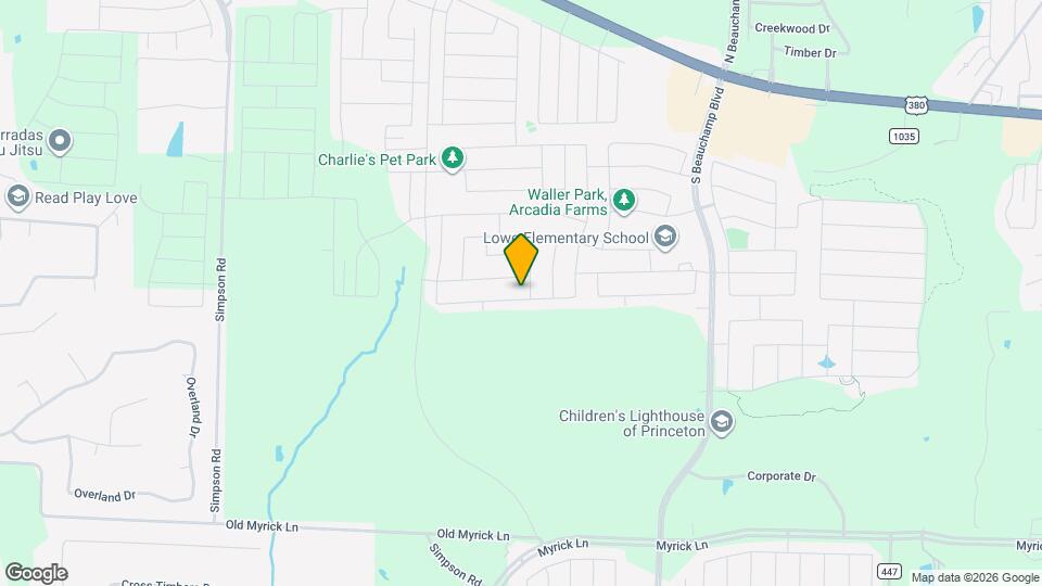 1202 Sequoia Ln Map and Location Details