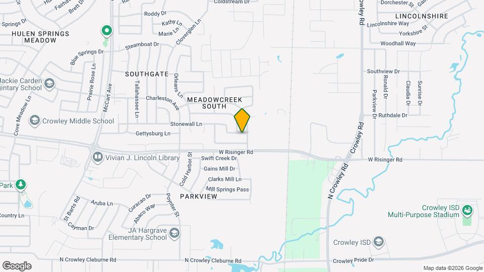 2509 Stonewall Ln Map and Location Details