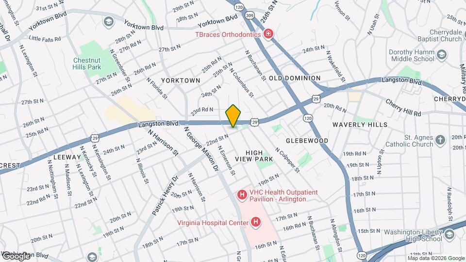 5015 22nd St N Map and Location Details