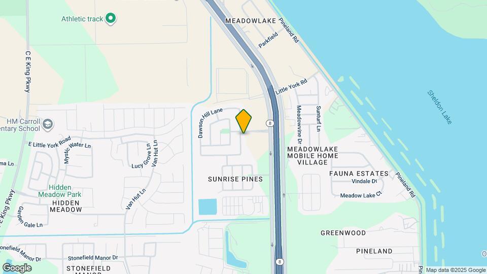 9922 Orchid Spring Ln Map and Location Details