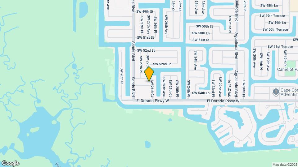 2631 SW 54th Terrace Map and Location Details