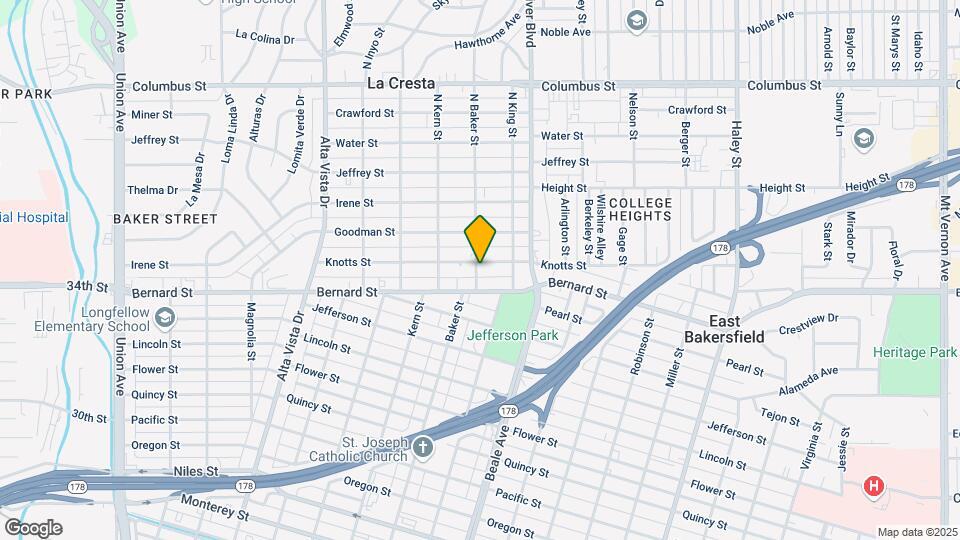 701 Knotts St Map and Location Details