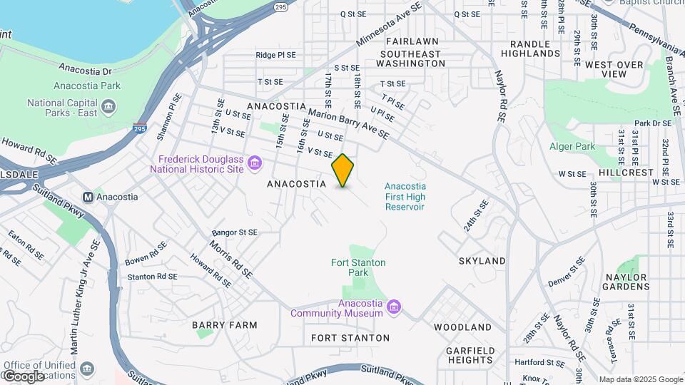 1737-1739 W St SE Mapa y Detalles de la Ubicación