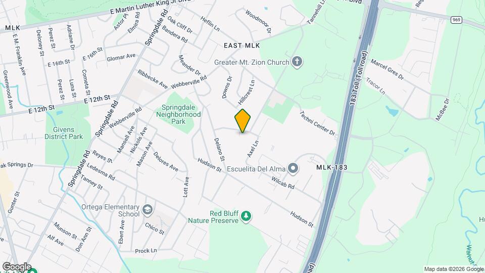 5601 Jackie Robinson St Mapa y Detalles de la Ubicación