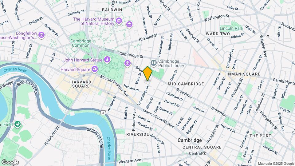 45 Trowbridge St, Unit 2 Map and Location Details