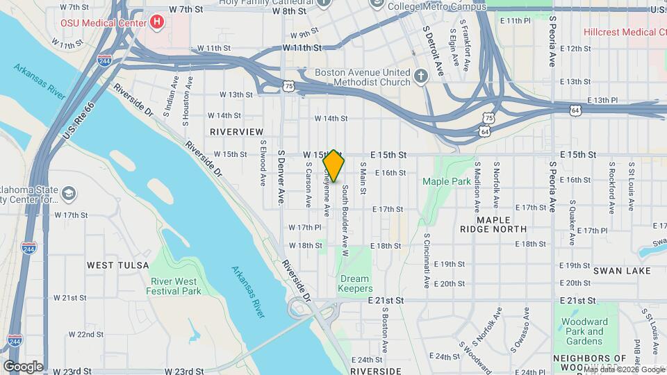 1617 S Cheyenne Ave Map and Location Details