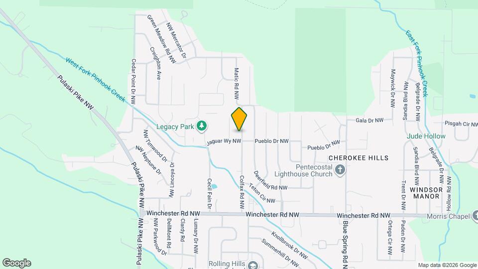 6203 Colfax Rd NW Map and Location Details
