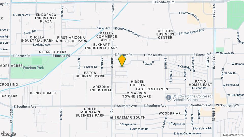 4108 E Chambers St Map and Location Details