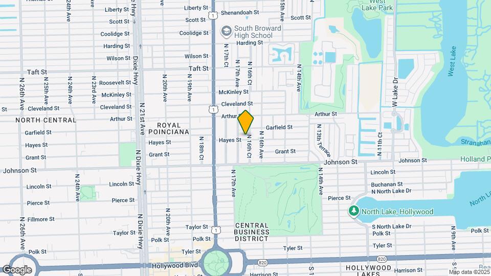 1639 Hayes Street, Unit Unit#1 Map and Location Details