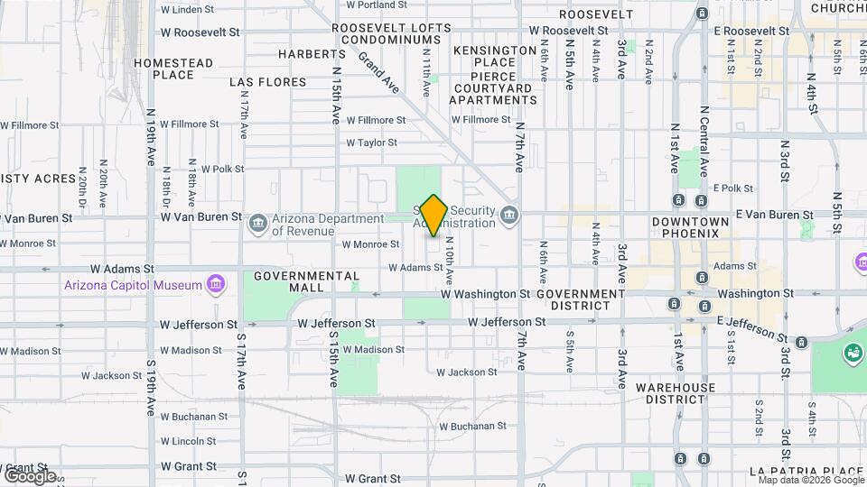 125 N 11th Ave Mapa y Detalles de la Ubicación