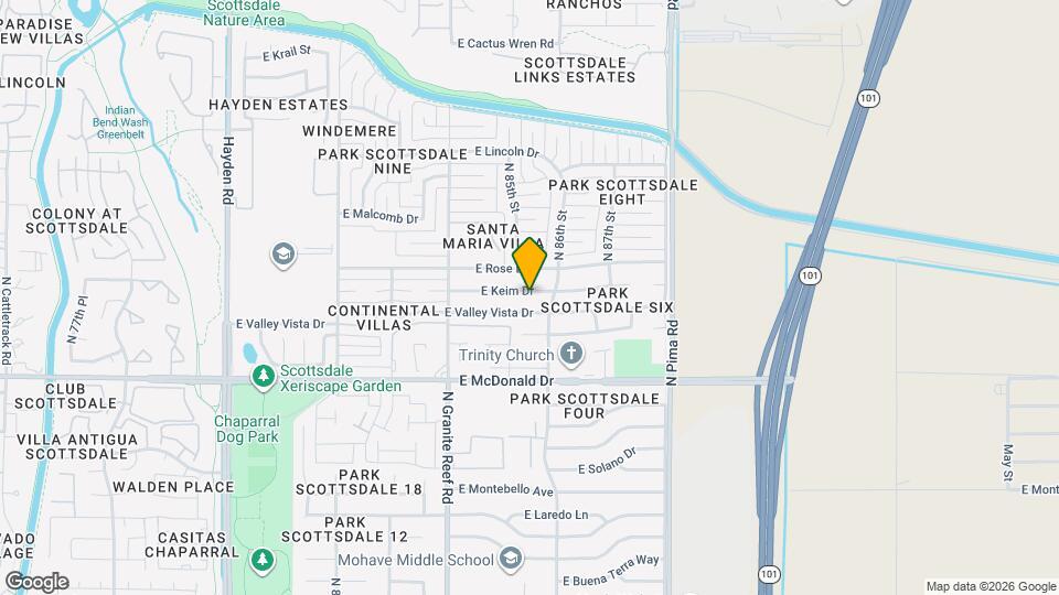 8531 E Keim Dr, Unit SI ID1558682P Mapa y Detalles de la Ubicación