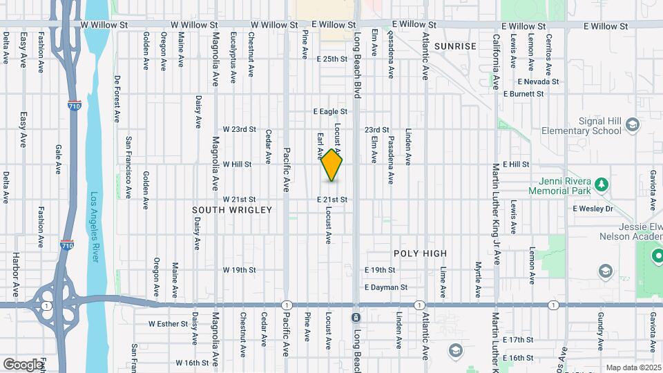 2137 Locust Ave Map and Location Details
