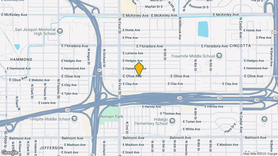 3272 E Olive Ave Mapa y Detalles de la Ubicación