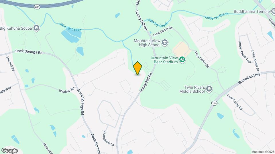 2230 Sunny Hill Rd Map and Location Details