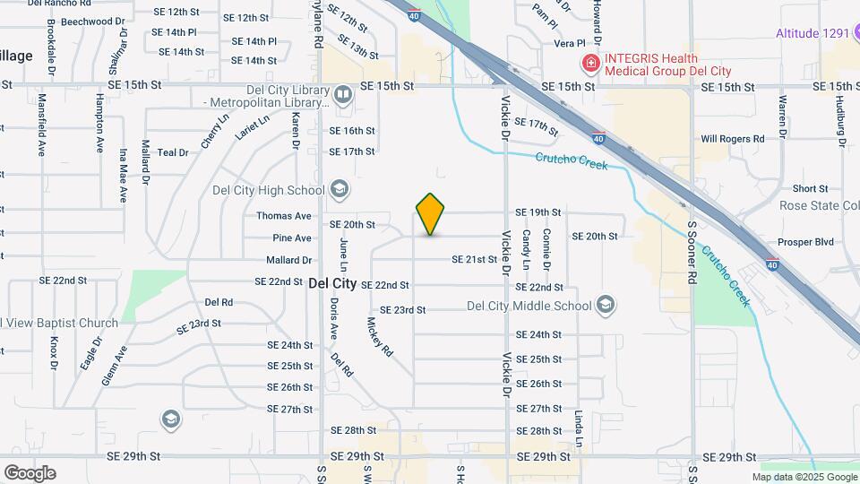 4512 SE 20th St Map and Location Details