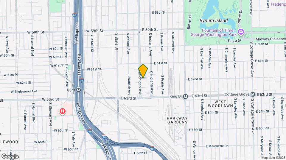 6161 S Michigan Ave Map and Location Details