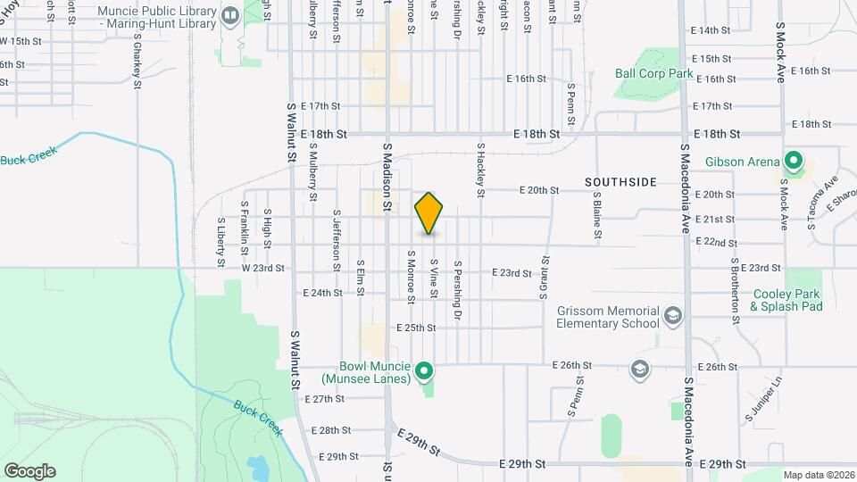 2823 S Vine St Map and Location Details
