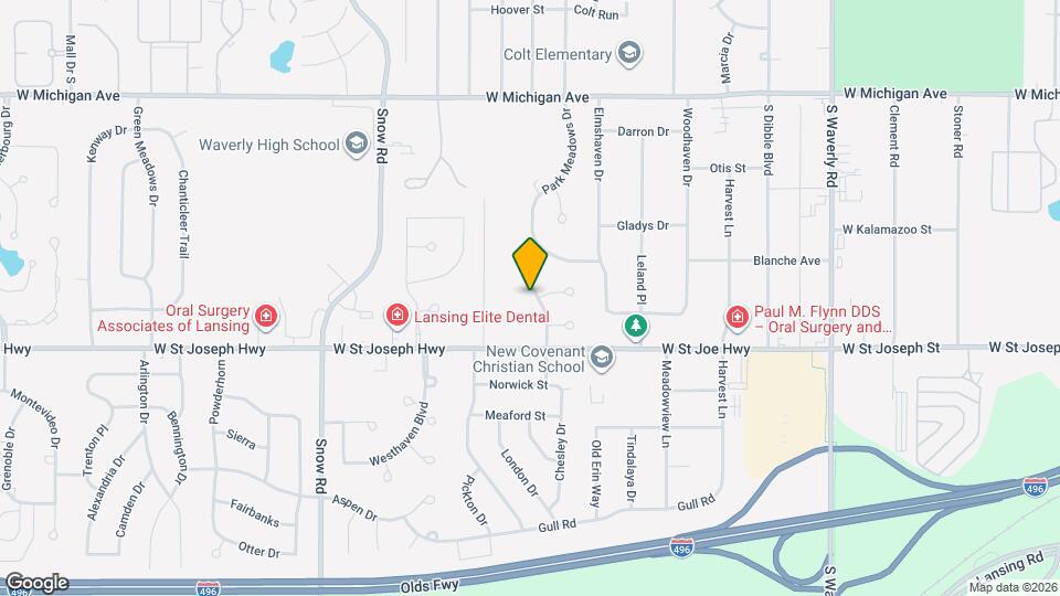 530 Chesley Dr Map and Location Details