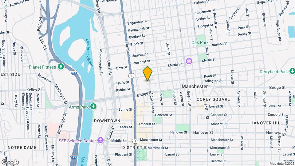 530 Chestnut St Map and Location Details