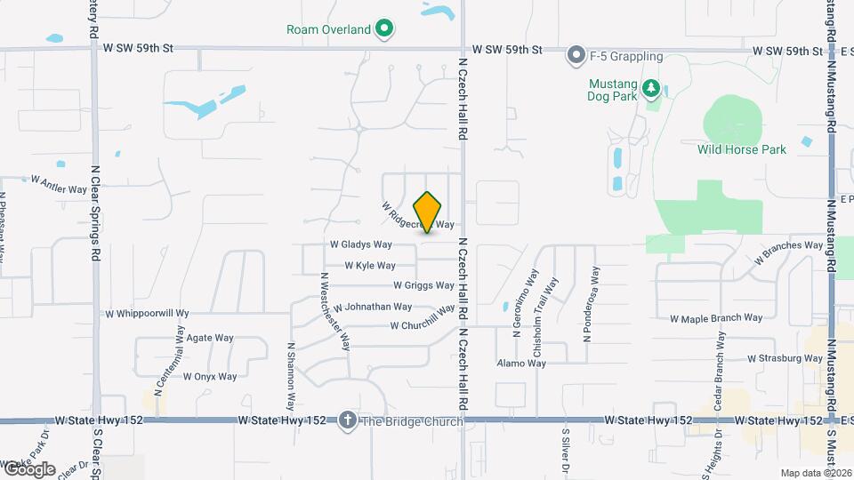 927 West Prairie Wind Way Map and Location Details