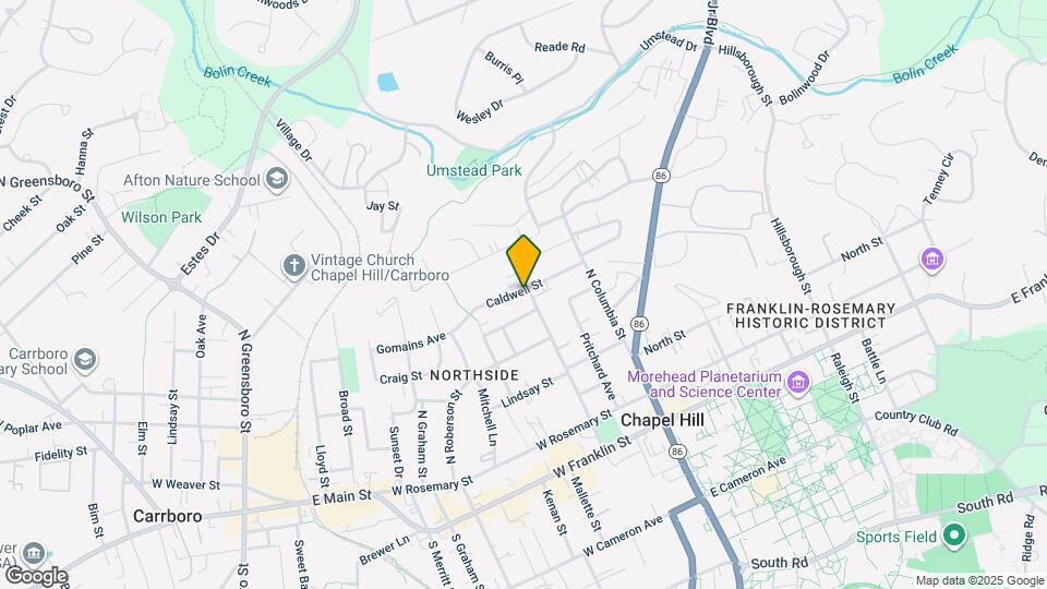 607 Church St Map and Location Details