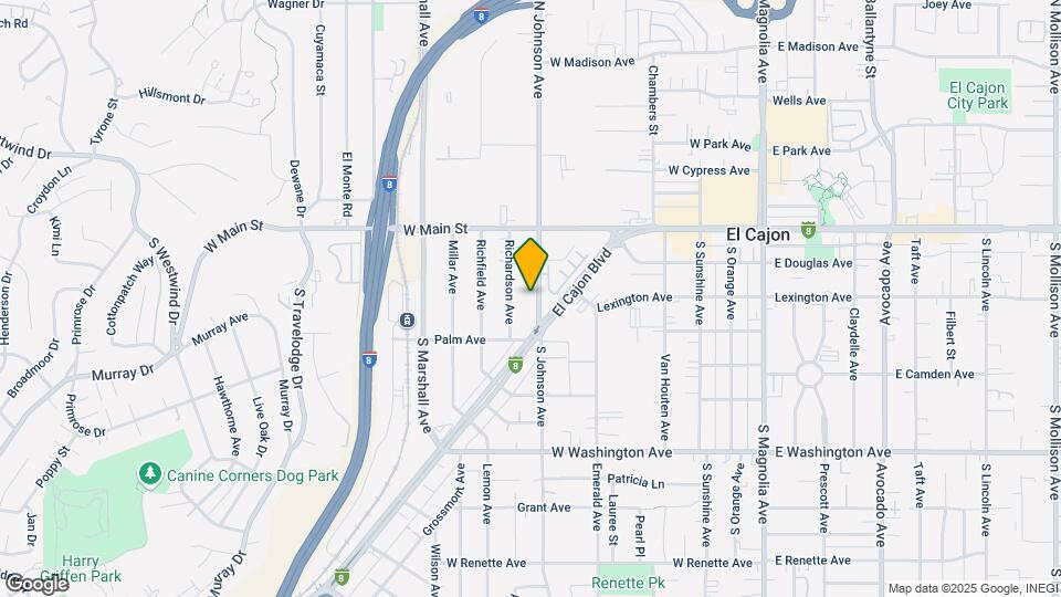 302 S Johnson Ave Map and Location Details