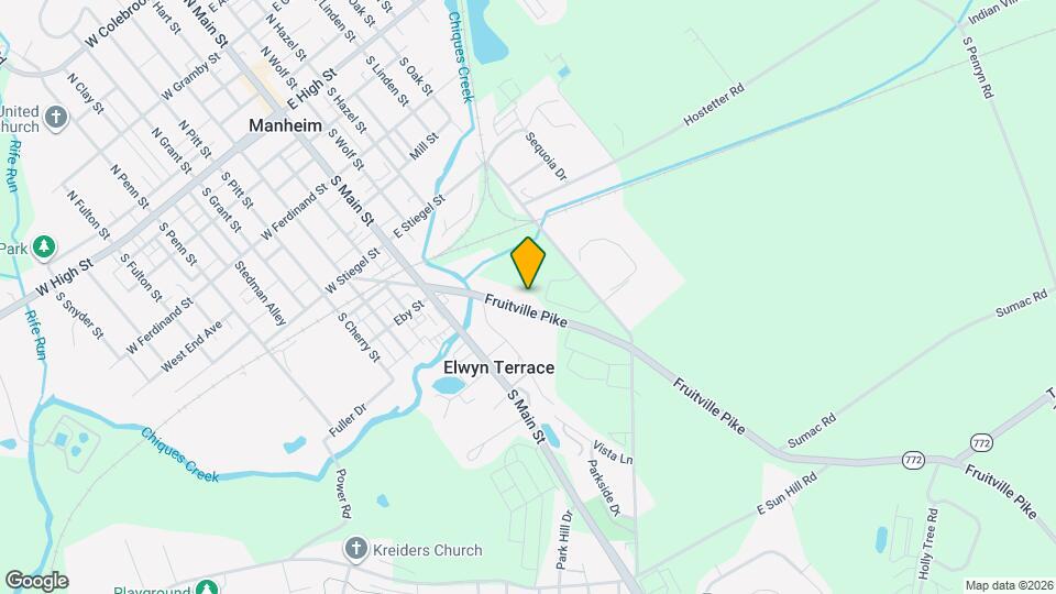 150 Fruitville Pike, Unit 1B Map and Location Details