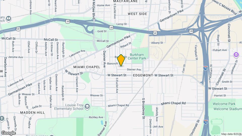 1449 Steiner Ave Map and Location Details