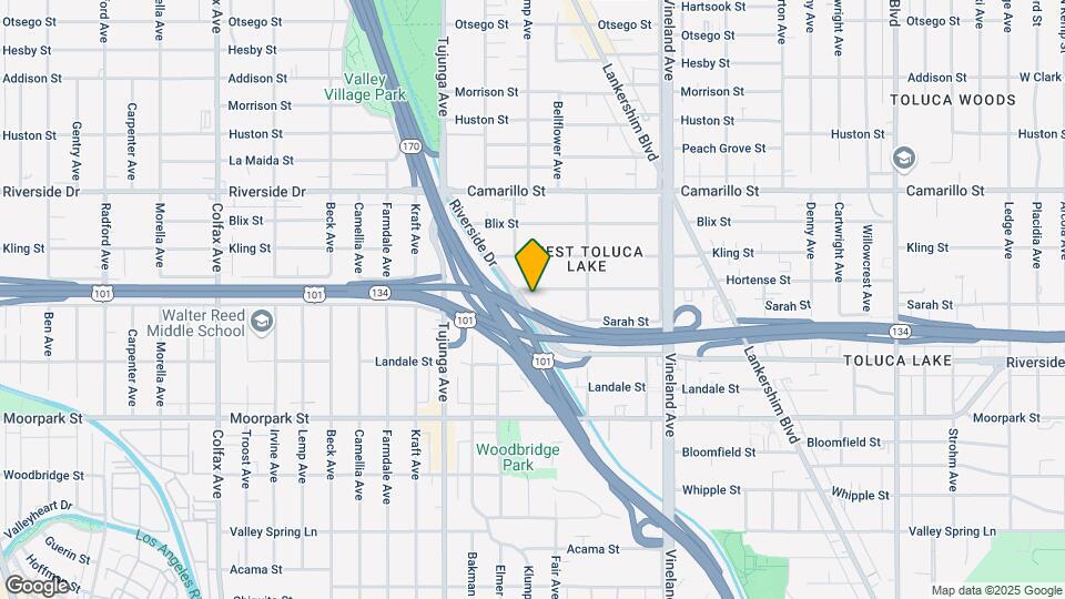 11230 Hortense St Map and Location Details