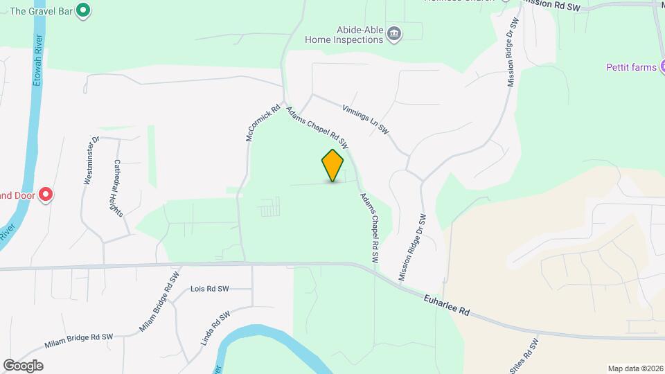 117 Chapel Meadow Ln SW Map and Location Details