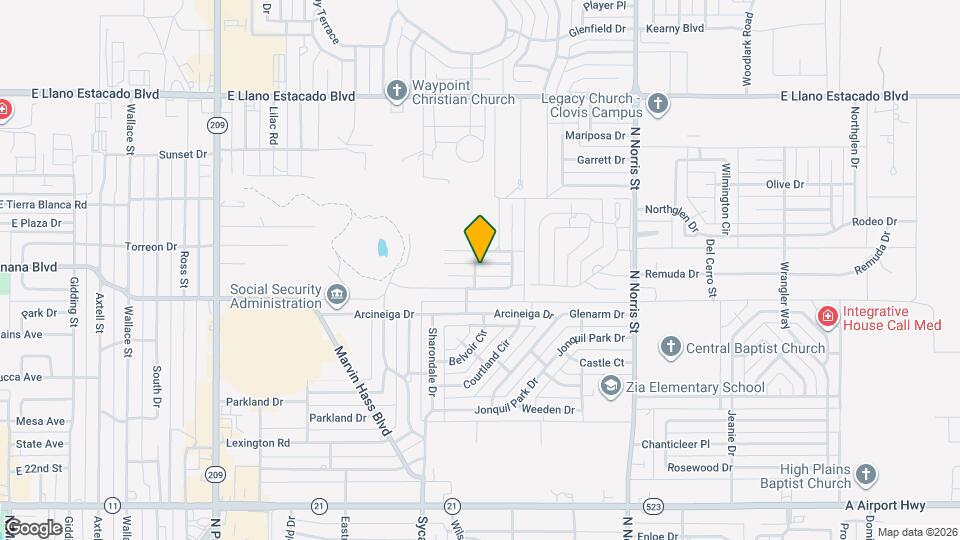 1601 Bosc Ct Map and Location Details