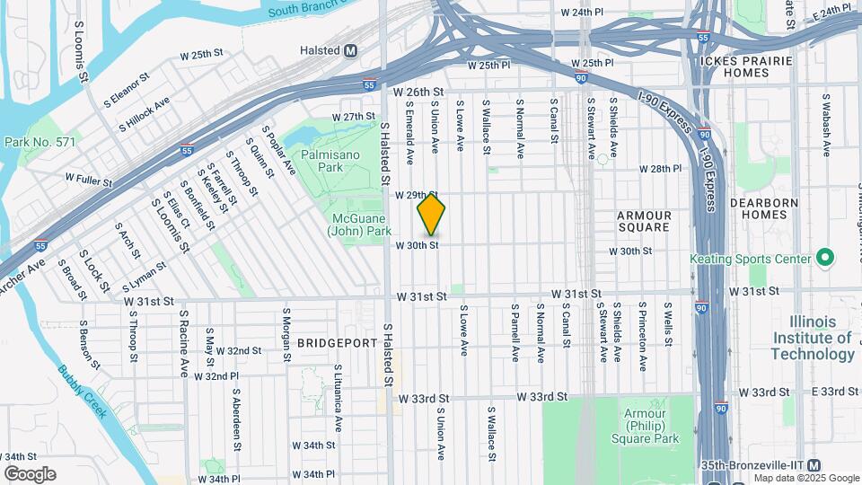 2958 S Union Ave Map and Location Details