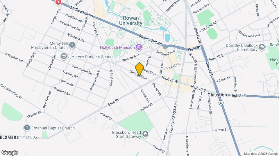 306 Oakwood Ave Map and Location Details