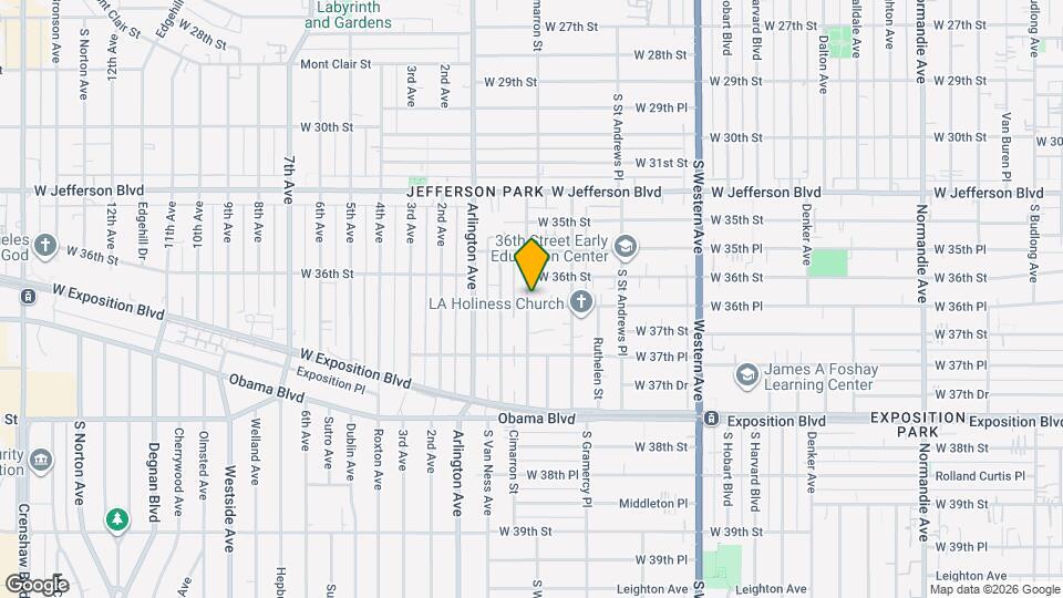 3626 Cimarron St Mapa y Detalles de la Ubicación
