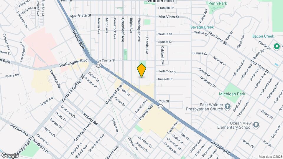 8144 Washington Ave Map and Location Details