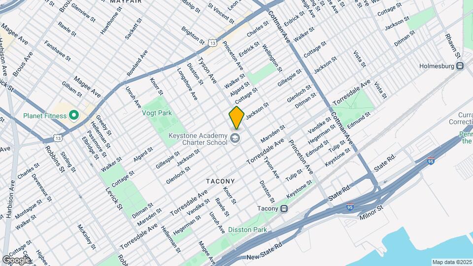 4507 Disston St, Unit 1 Mapa y Detalles de la Ubicación