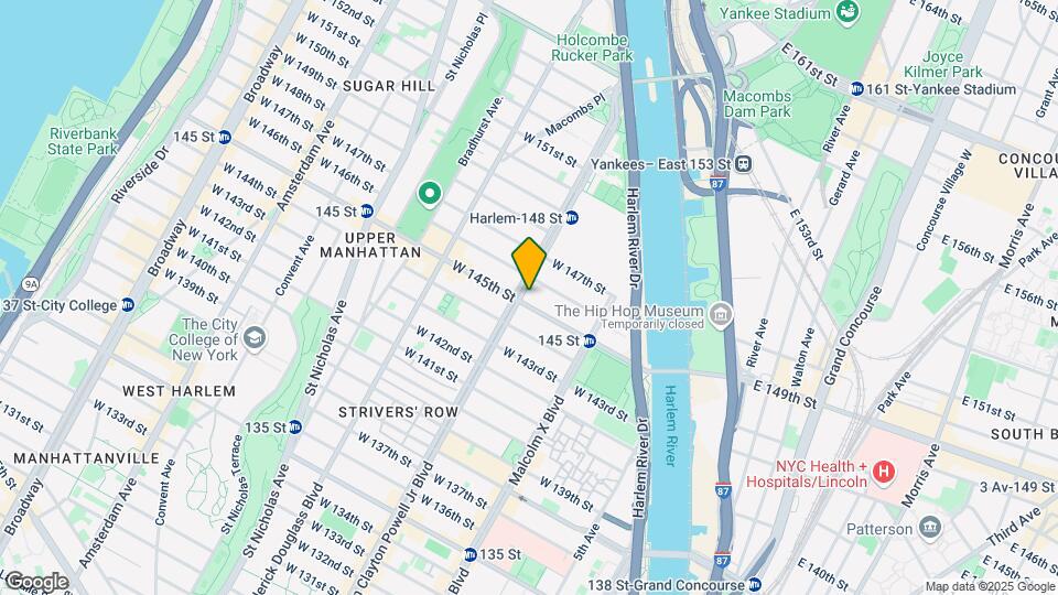 167 W 145th St Map and Location Details