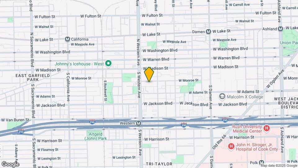 2329 W Monroe St Map and Location Details