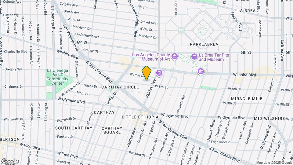 6119 Del Valle Dr Map and Location Details