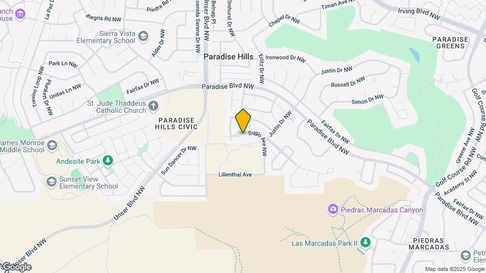 Paradiso Townhomes Mapa y Detalles de la Ubicación