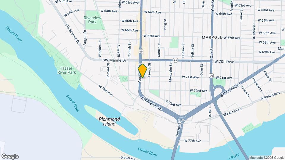 8732 Granville St Map and Location Details