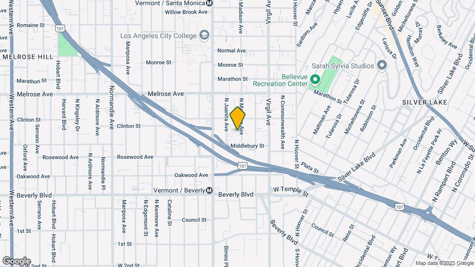 525 N Madison Ave Map and Location Details