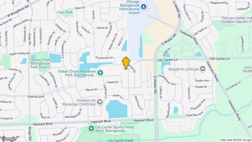 1404 Lily Cache Ln Mapa y Detalles de la Ubicación