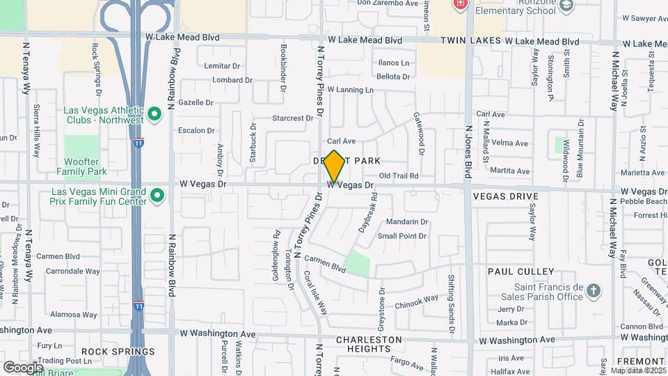 1537 N Canyon Rose Way Map and Location Details