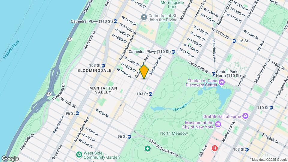 53 W 104th St Mapa y Detalles de la Ubicación