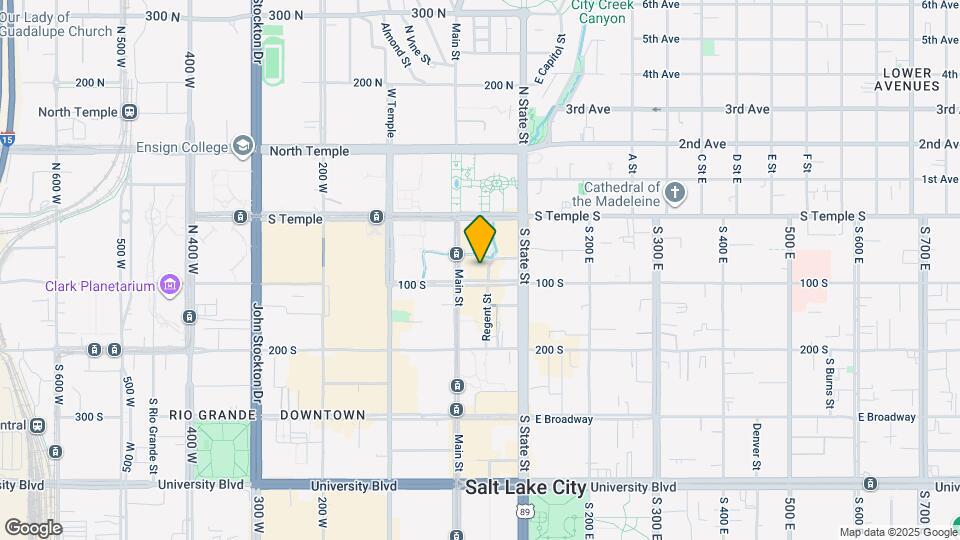 35 E 100 S, Unit 601 Map and Location Details