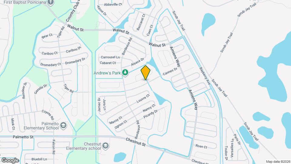 927 Cannes Dr Map and Location Details