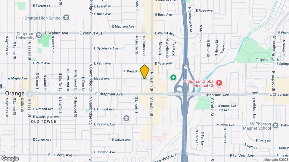 187 N Shattuck Pl Map and Location Details