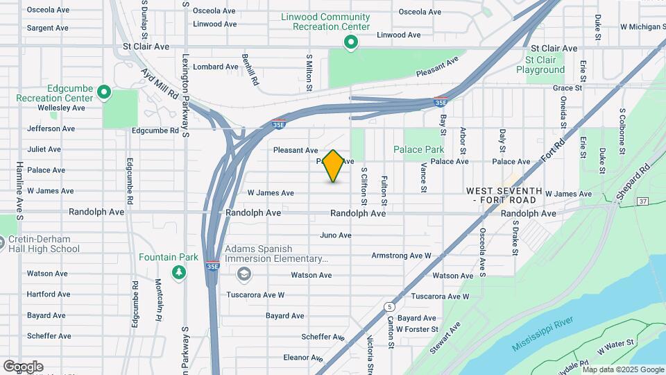 887 James Ave, Unit 887 James Ave #1 Map and Location Details
